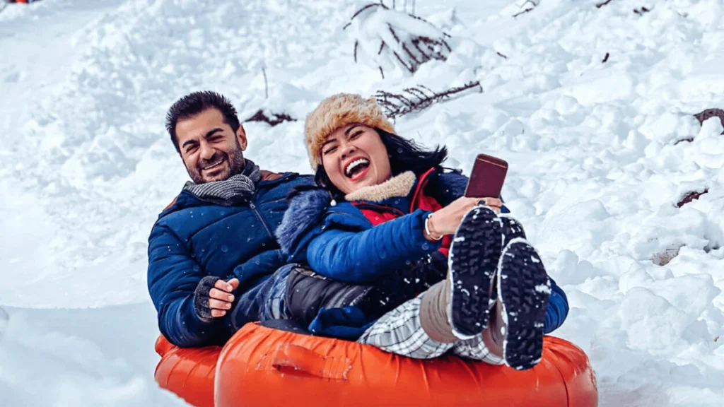 snow tubing