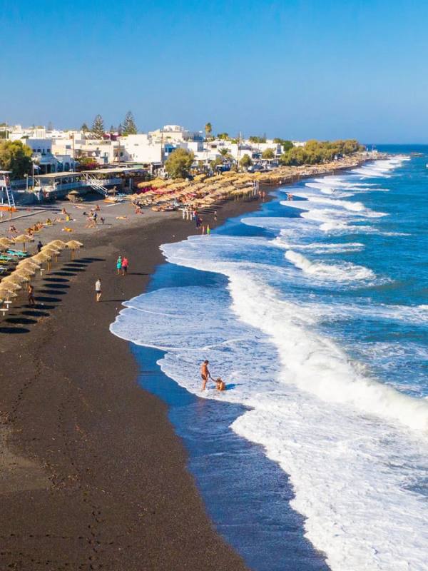 black beach santorini